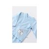 Bibaby Organik Pijama Takımı Hello New Penguins Mavi