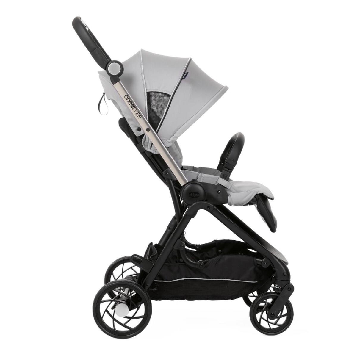 Chicco One4Ever Bebek Arabası Silver Leaf