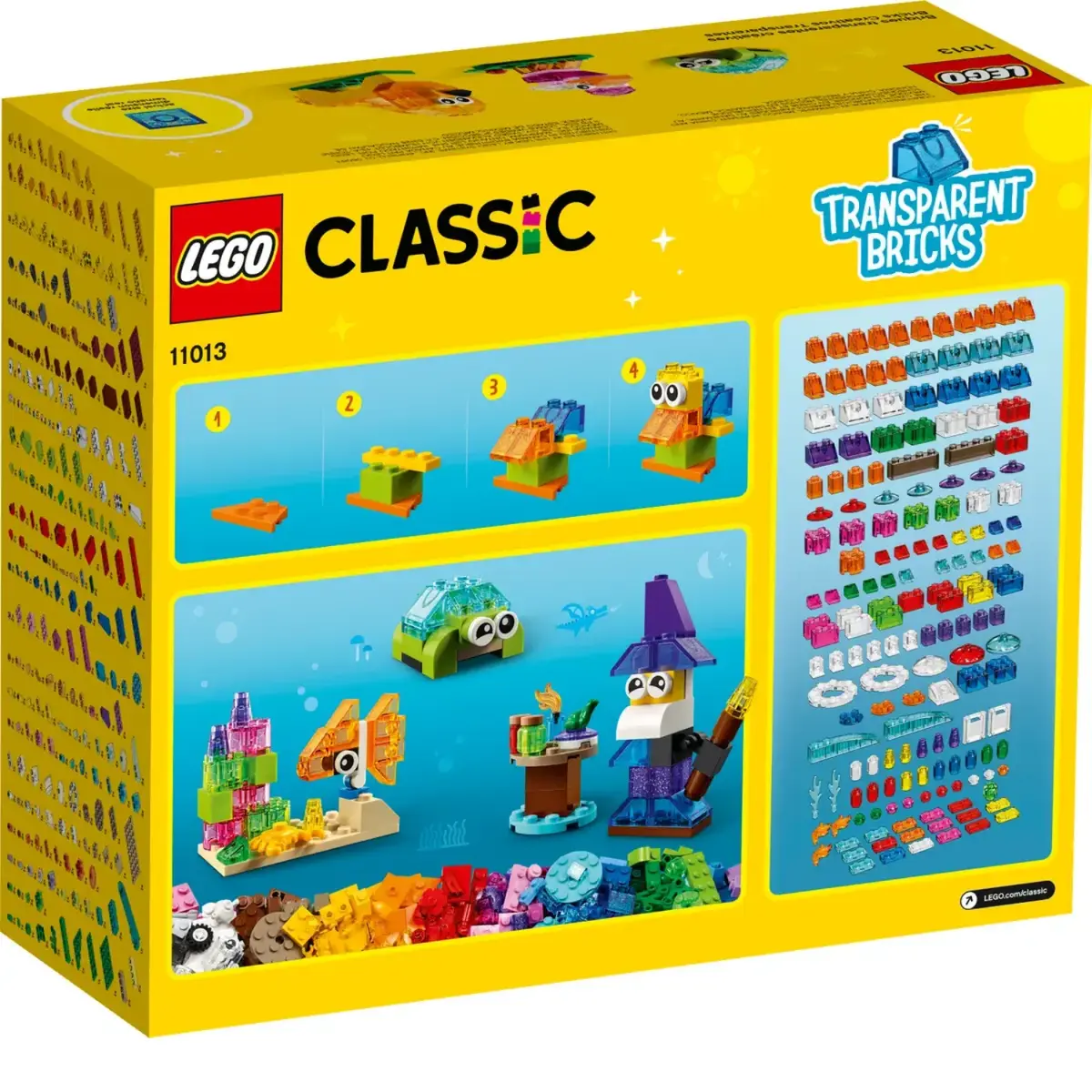 LEGO Classic Yaratıcı Şeffaf Yapım Parçaları 11013