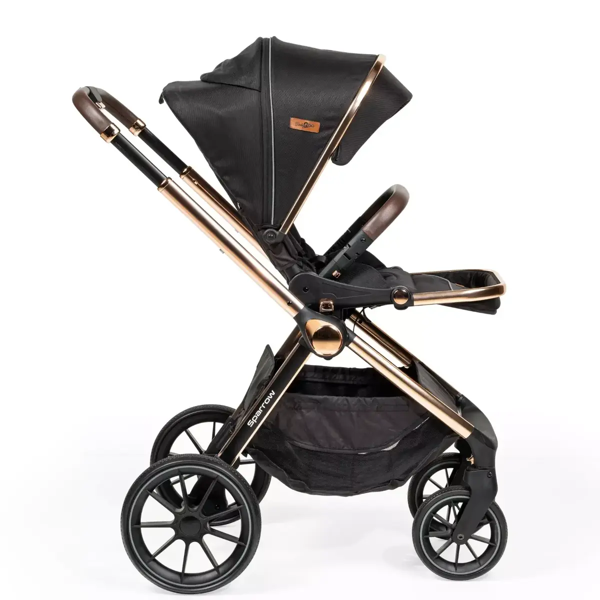 Baby2Go Sparrow Travel Sistem Bebek Arabası Siyah