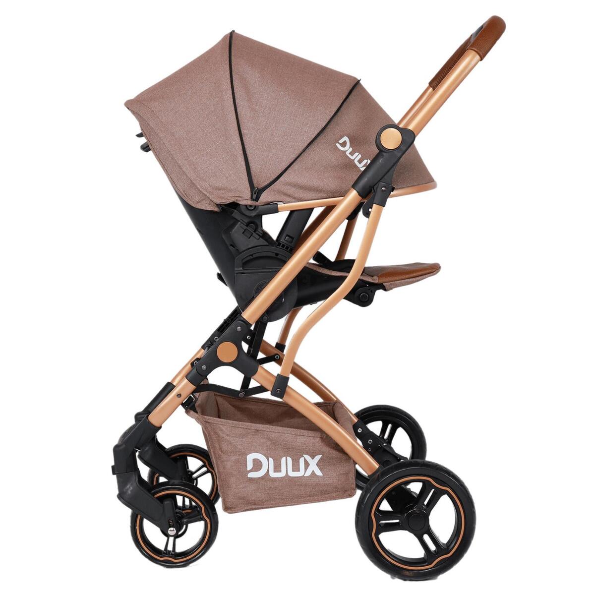 Duux One Travel Sistem Bebek Arabası Gold Kahve