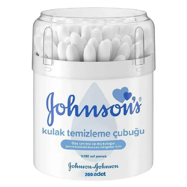 Johnson's Bebek Kulak Temizleme Çubuğu 200lü