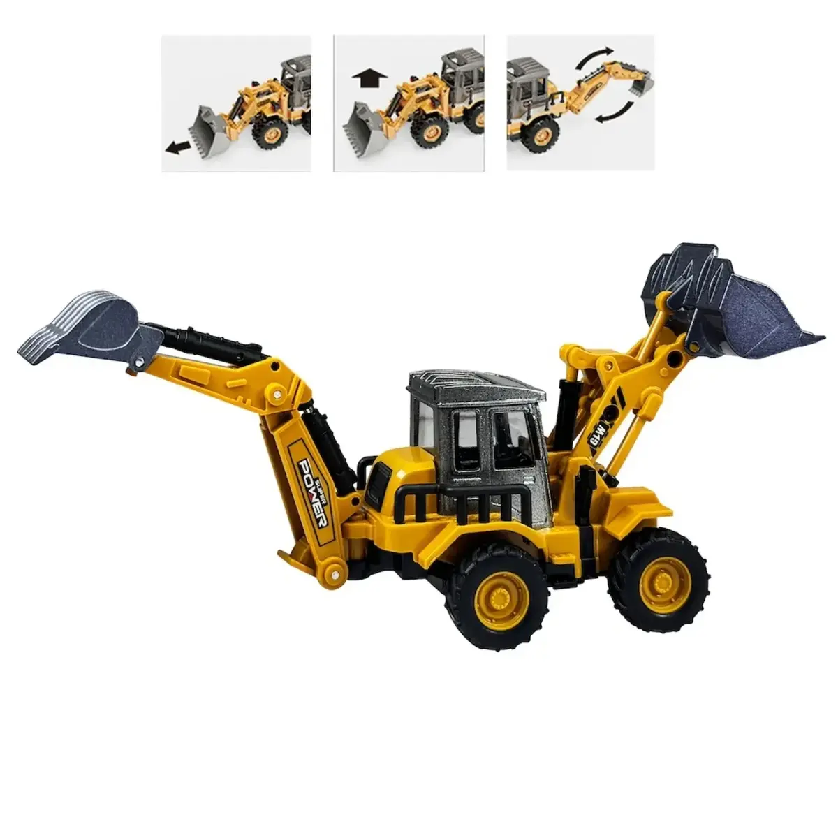 Vardem Sürtmeli Metal 1:70 Kazıcı Ve Yükleyici