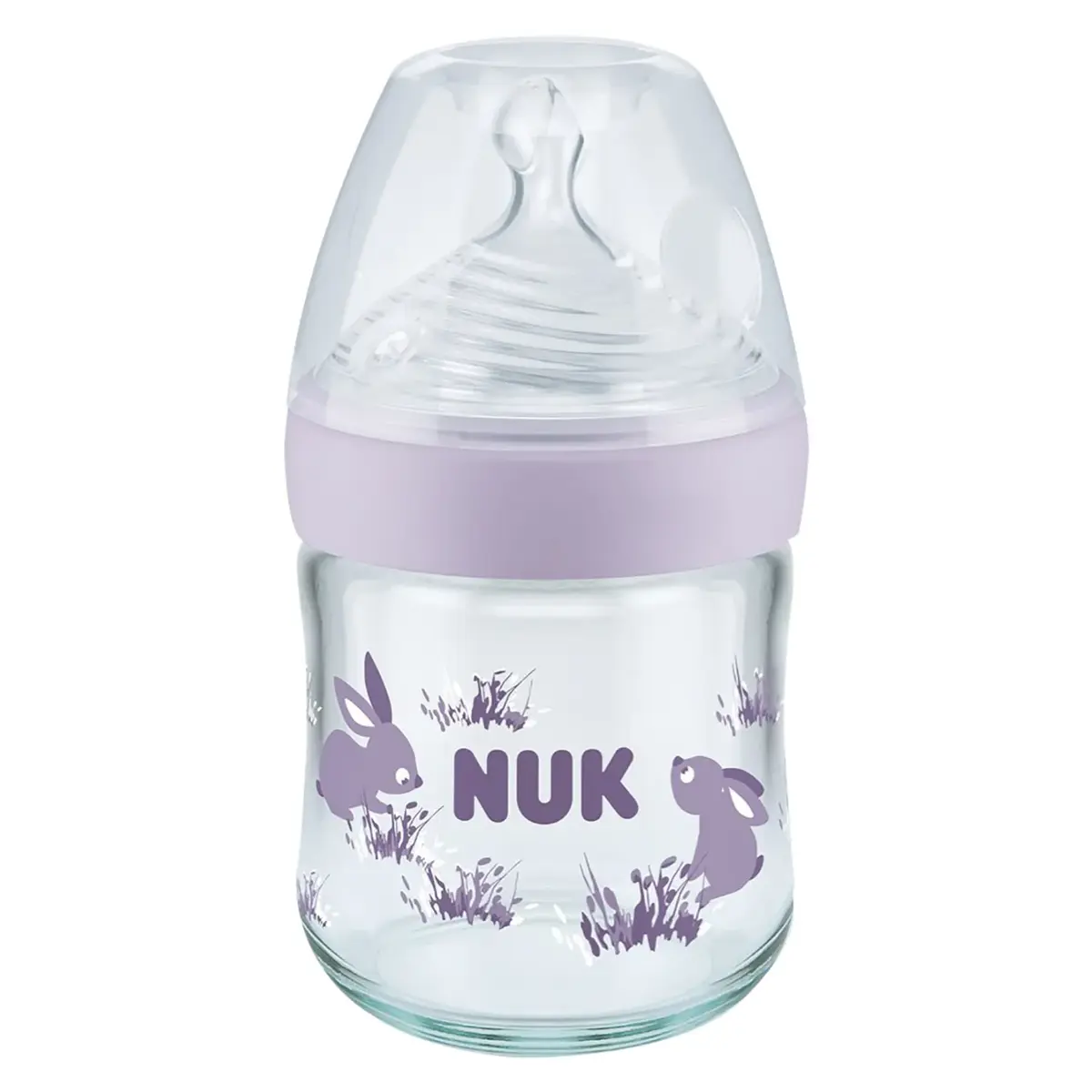 Nuk Nature Sense Isı Göstergeli Cam Biberon 240 ml Lila Nuk Nature Sense Isı Göstergeli Cam Biberon 240 ml Lila