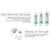 Chicco Baby Moments Doğal Göz Yakmayan Bebek Saç ve Vücut Şampuanı 750 ml x 3 Adet