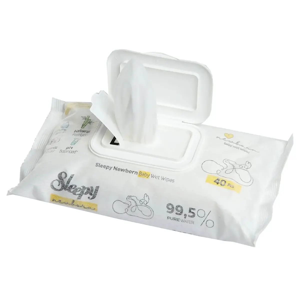 Sleepy Yenidoğan Islak Mendil 12x40lı