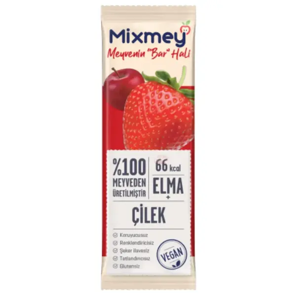 Mixmey Meyve Barı Çilek 20 gr