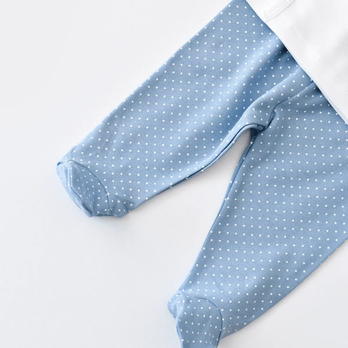 Bibaby Organik Zıbın Takımı 3lü Wild Flowers Spring Blue