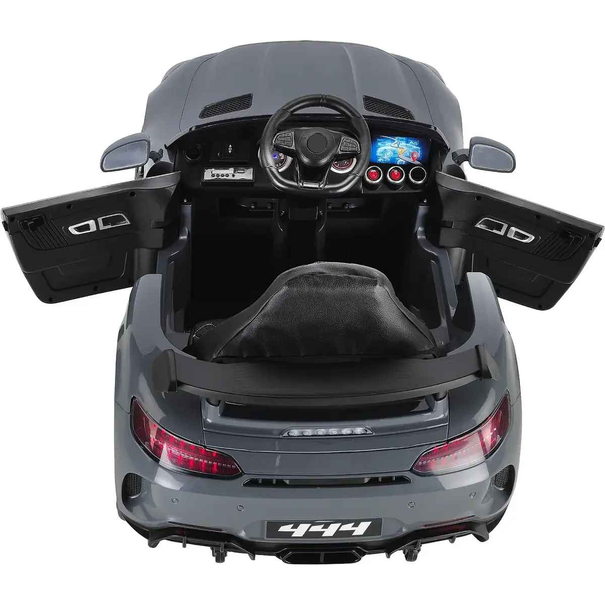 Babyhope 444 GTR Sport Akülü Araba Koyu Gri 12V