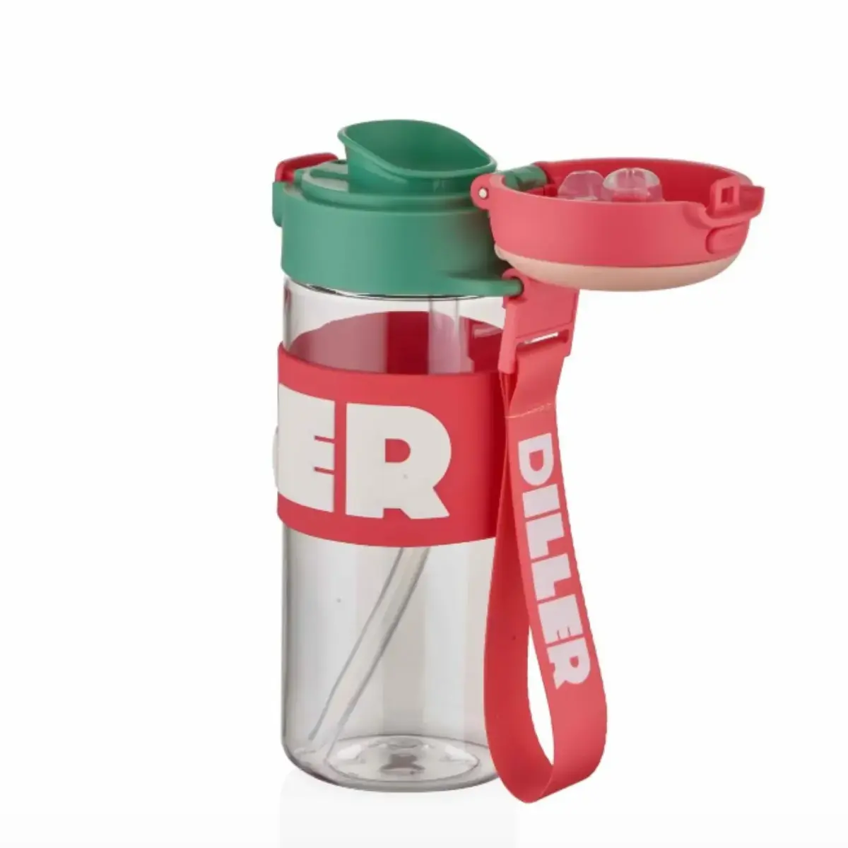 Diller Tritan Suluk 600 ml Kırmızı