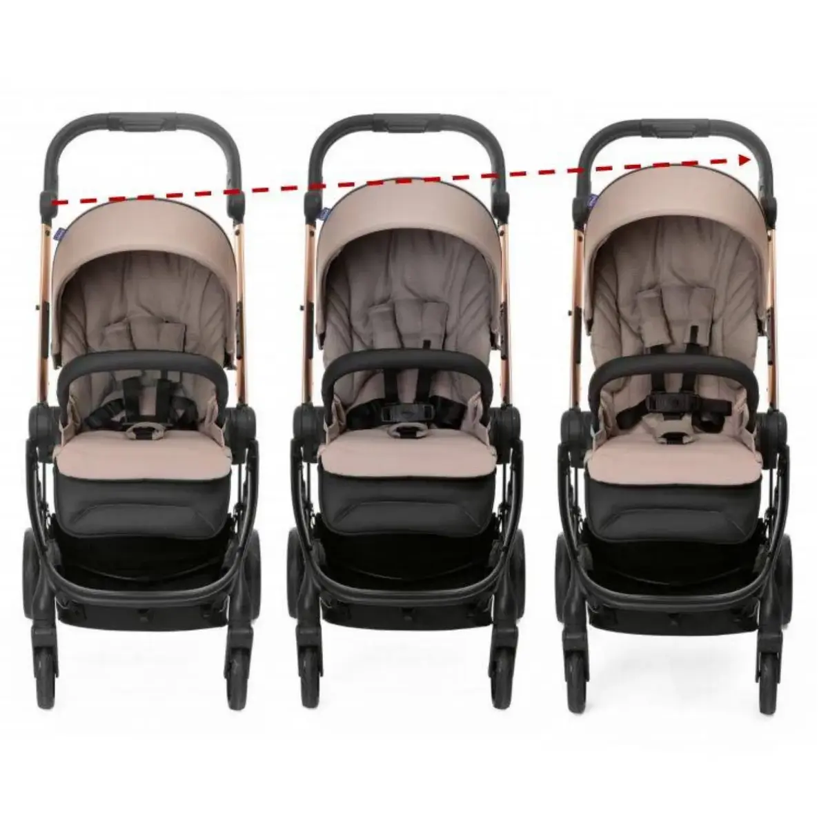 Chicco One4Ever Bebek Arabası Desert Taupe