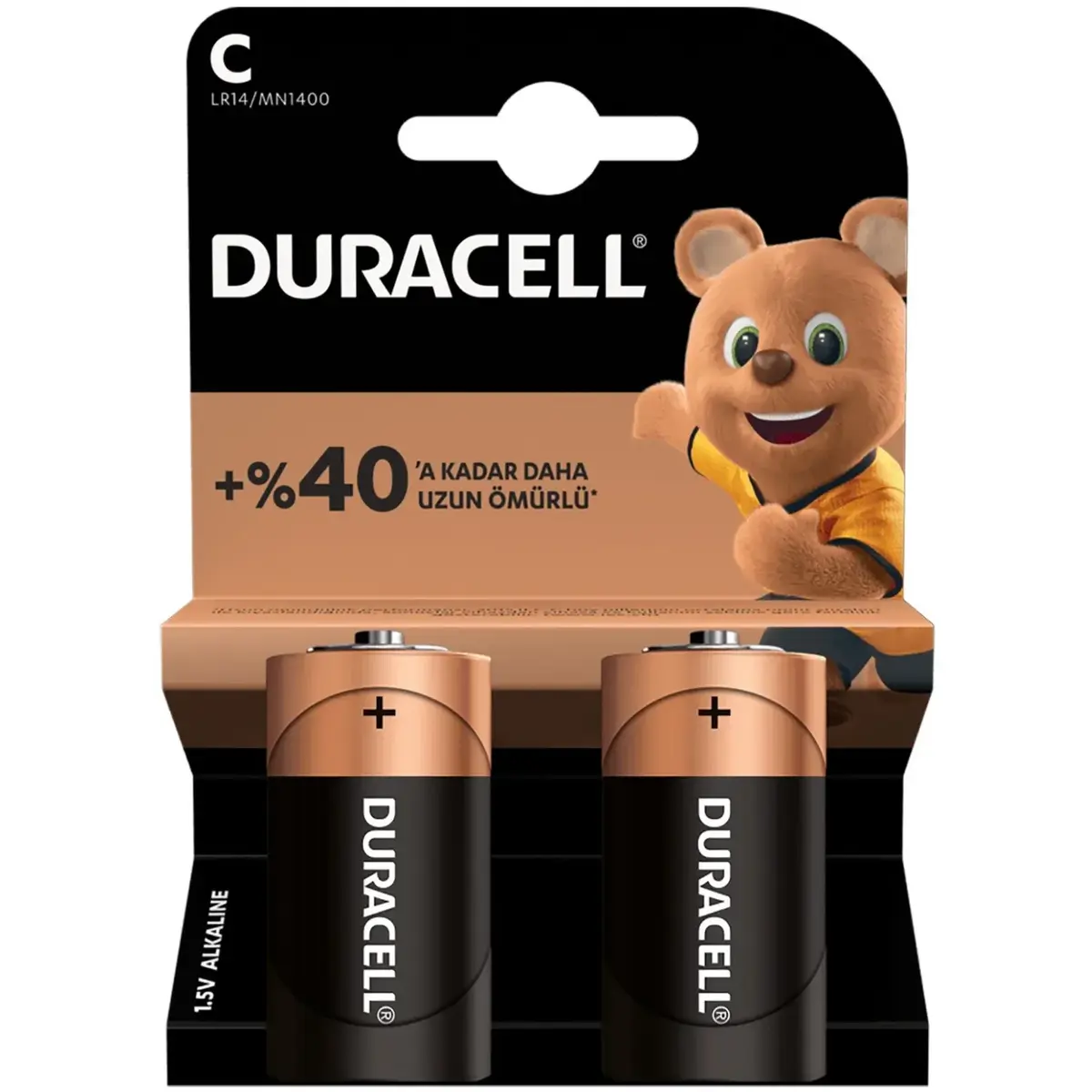Duracell C Orta Boy Pil 2 li