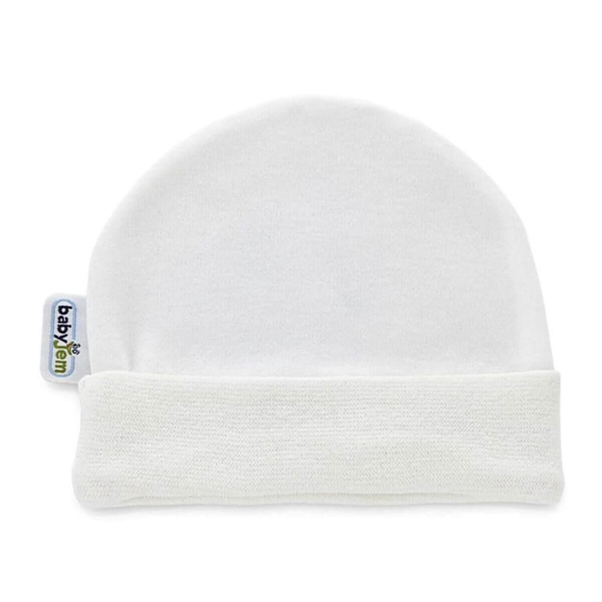 Babyjem Yenidoğan Bebe Şapka Beyaz Babyjem Yenidoğan Bebe Şapka Beyaz