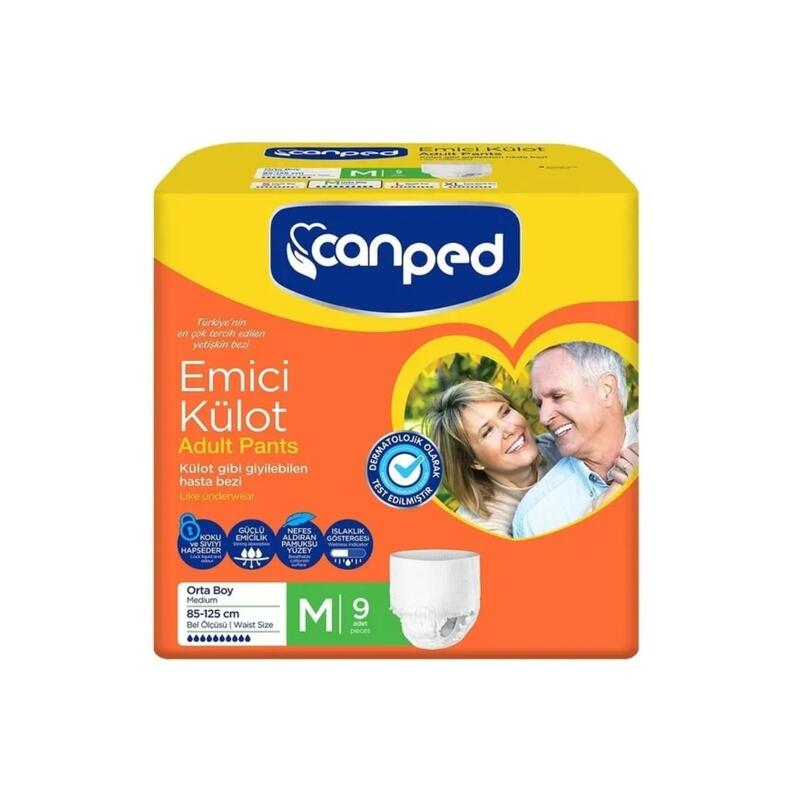 Canped Emici Külot 9lu M Beden