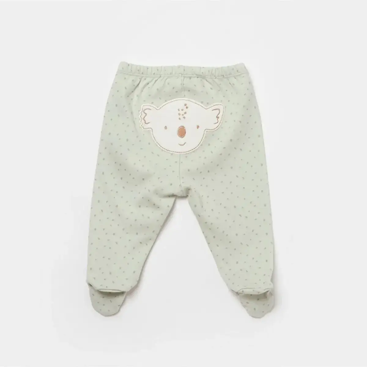 Bibaby Organik Pantolon Patikli Koala Jungle Mint