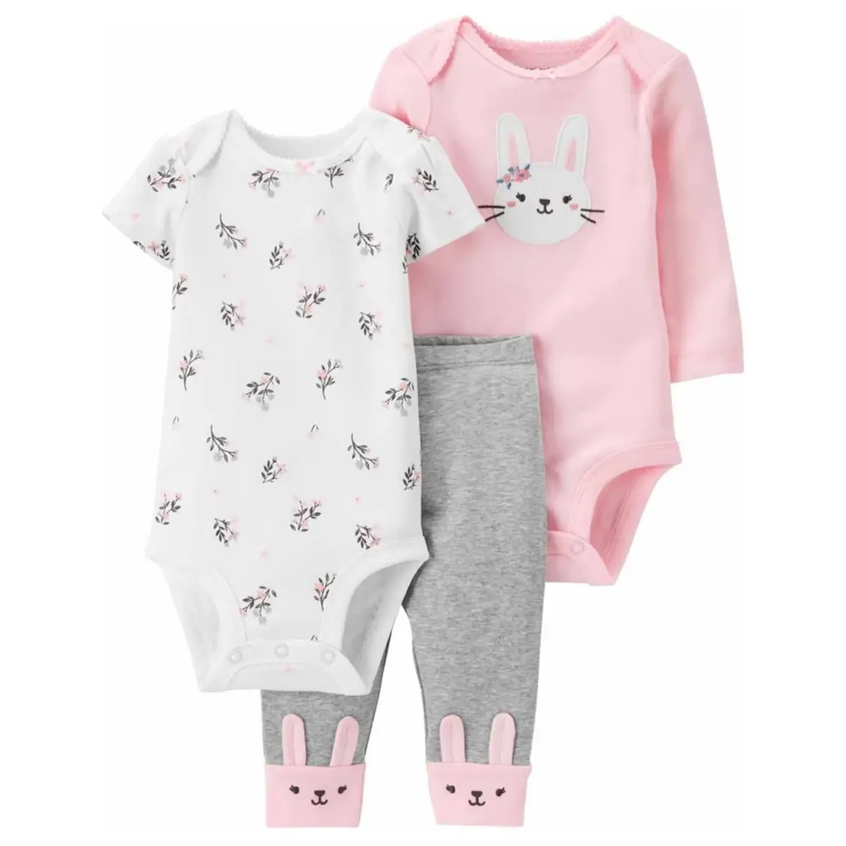 Carter's 3lü Takım Layette Pembe