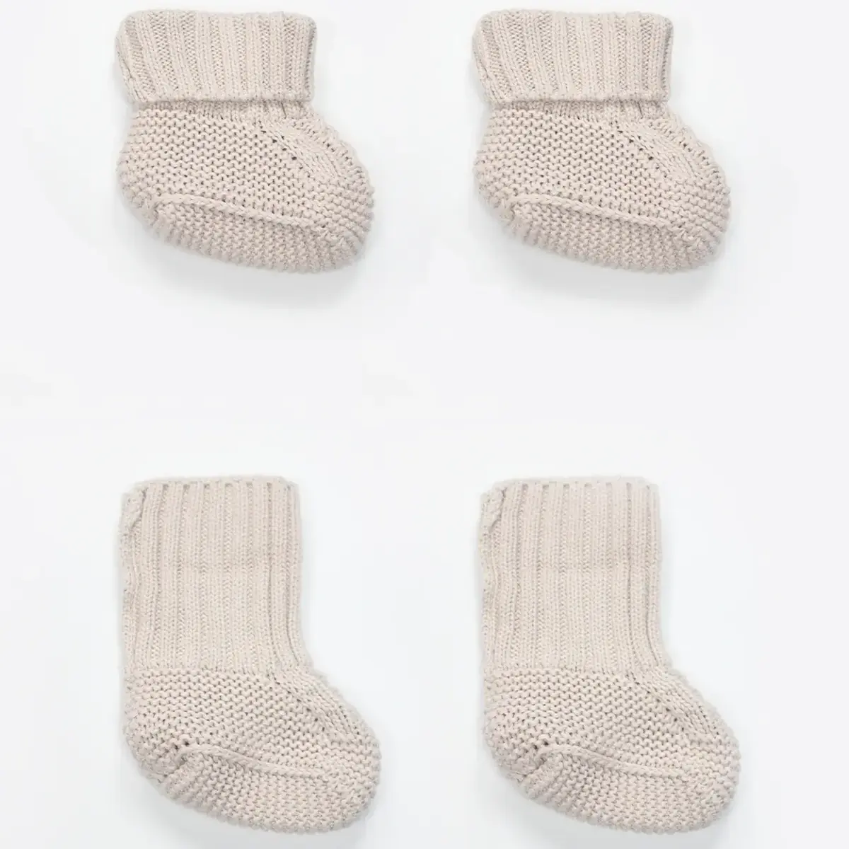 Bistyle Patik Triko Seperatörlü Bej