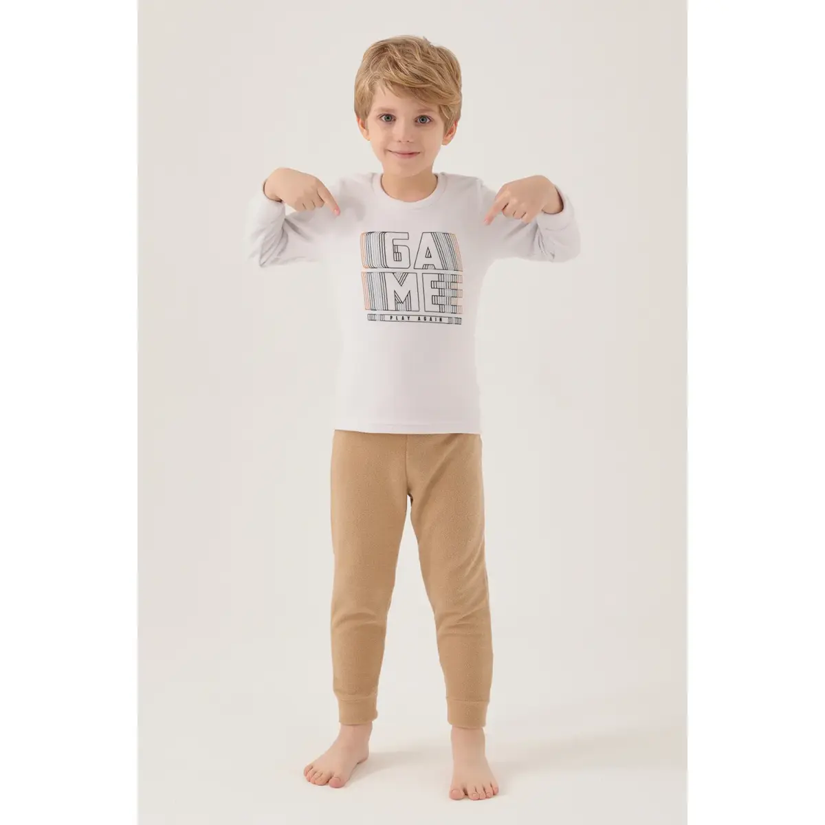 RolyPoly Pijama Takımı Vizon