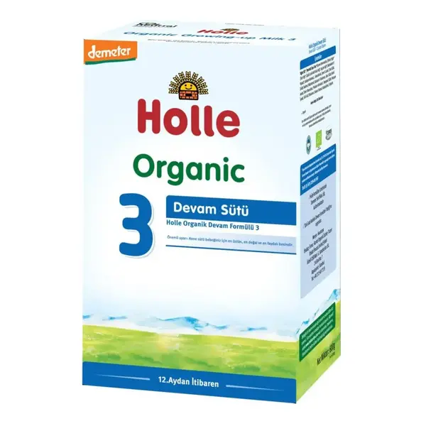Holle 3 Organik Devam Sütü 600 Gr