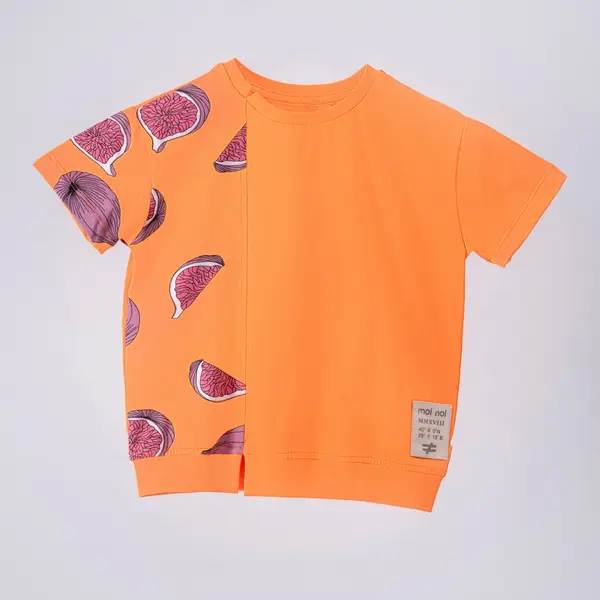 Moi Noi T-Shirt Garnili Turuncu