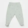 Bibaby Organik Pantolon Patikli Mosal Play With Me Mint - Gül