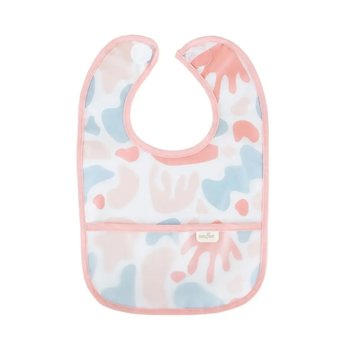 Babyjem Leke Tutmaz Önlük Pembe Puzzle