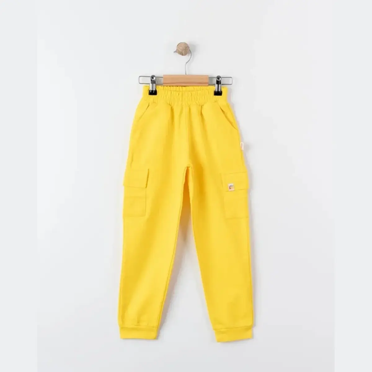 Tiffany Eşofman Altı Kargo Cepli Oversize Theme Sarı Tiffany Eşofman Altı Kargo Cepli Oversize Theme Sarı