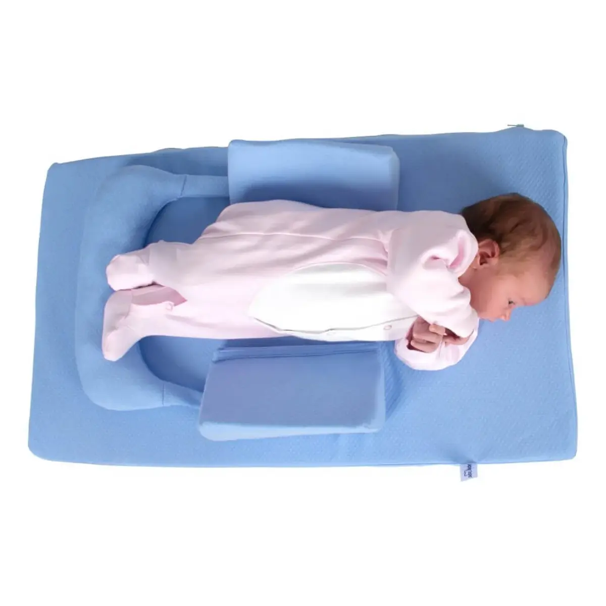 Sevi Bebe Çok Fonksiyonlu Yatış Yastığı Mavi