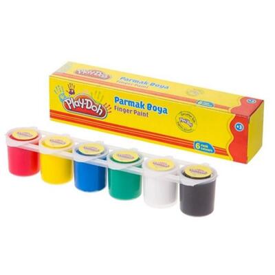 Play-Doh Parmak Boyası 6 Renk Birleşik 30 ml