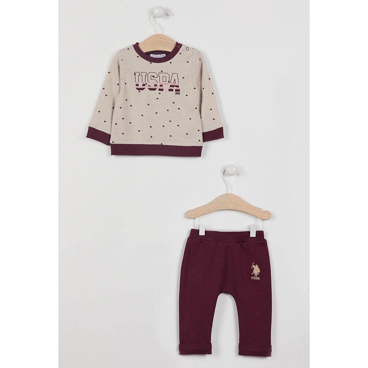 U.S. Polo 2li Takım Bej