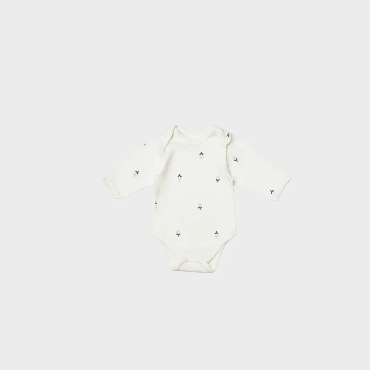 Bibaby Organik Zıbın Takımı 4lü Love Floral Ekru - Lila