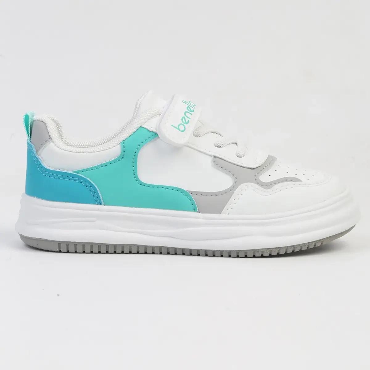 Benetton Ayakkabı Spor Beyaz - Gri Benetton Ayakkabı Spor Beyaz - Gri