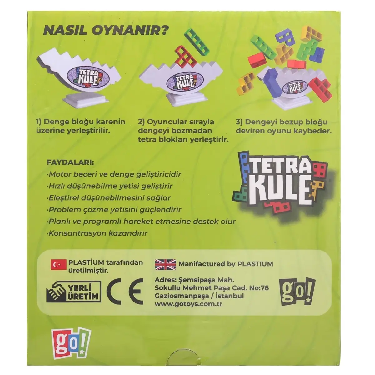 Tetra Kule Denge Oyunu
