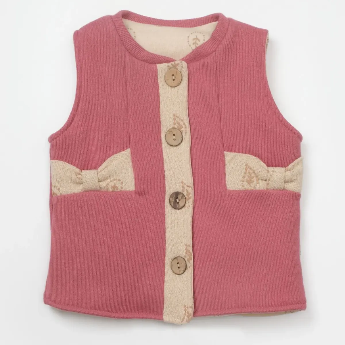 Bibaby Yelek Cute Dreams Mocha Cherry