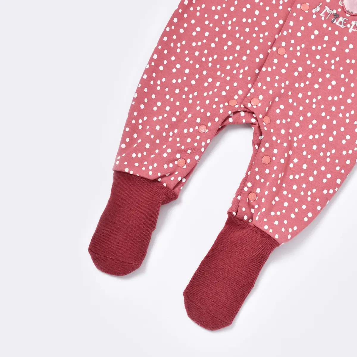Bibaby Organik Tulum Çoraptolon Little Love Rose Dry
