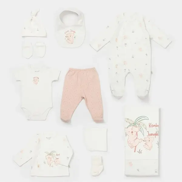 Bibaby Organik Hastane Çıkışı 10lu Koala Jungle Pembe