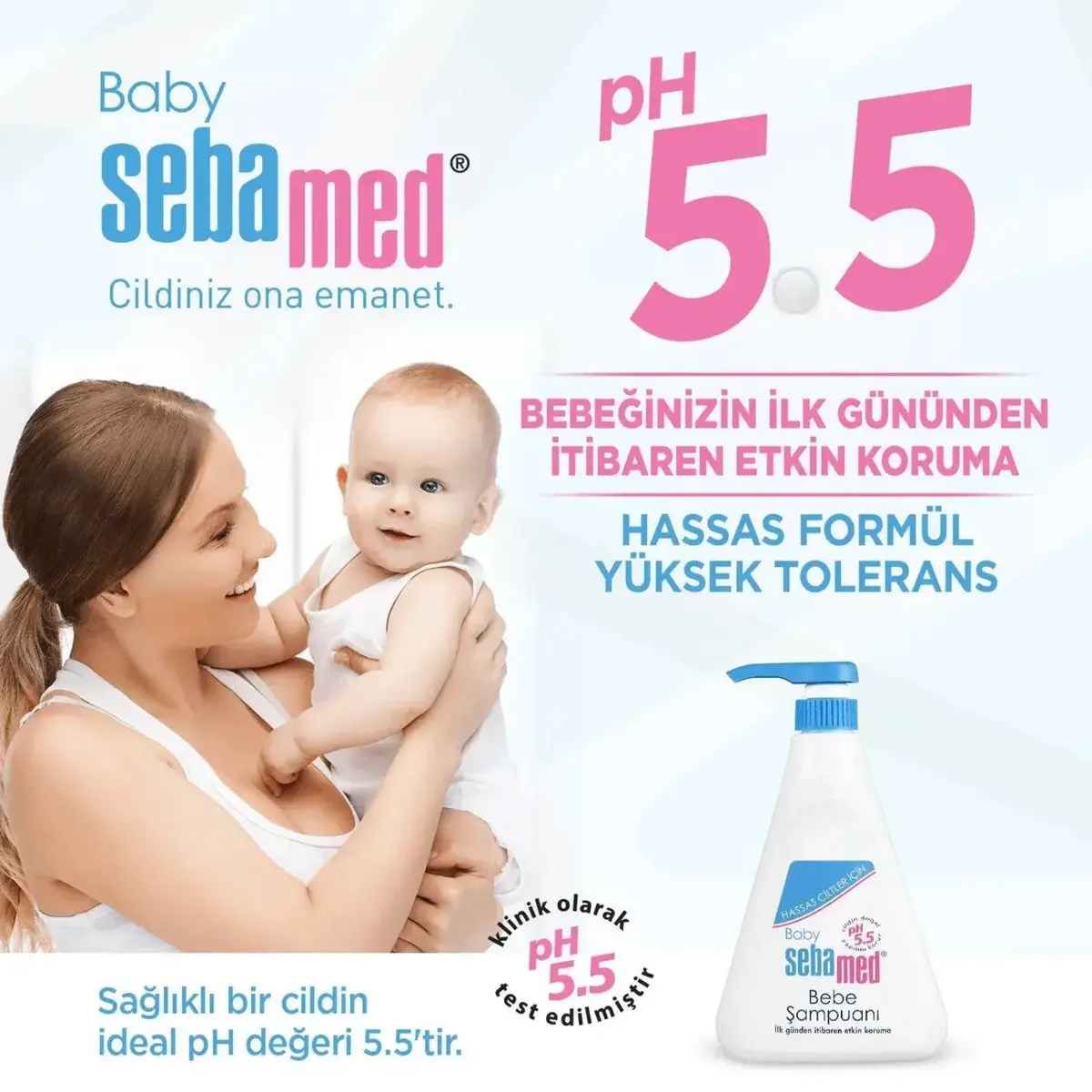Sebamed Bebek Şampuanı 500 ml x 3 Adet