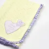 Bibaby Organik Battaniye Love You Baby Yellow Lavander