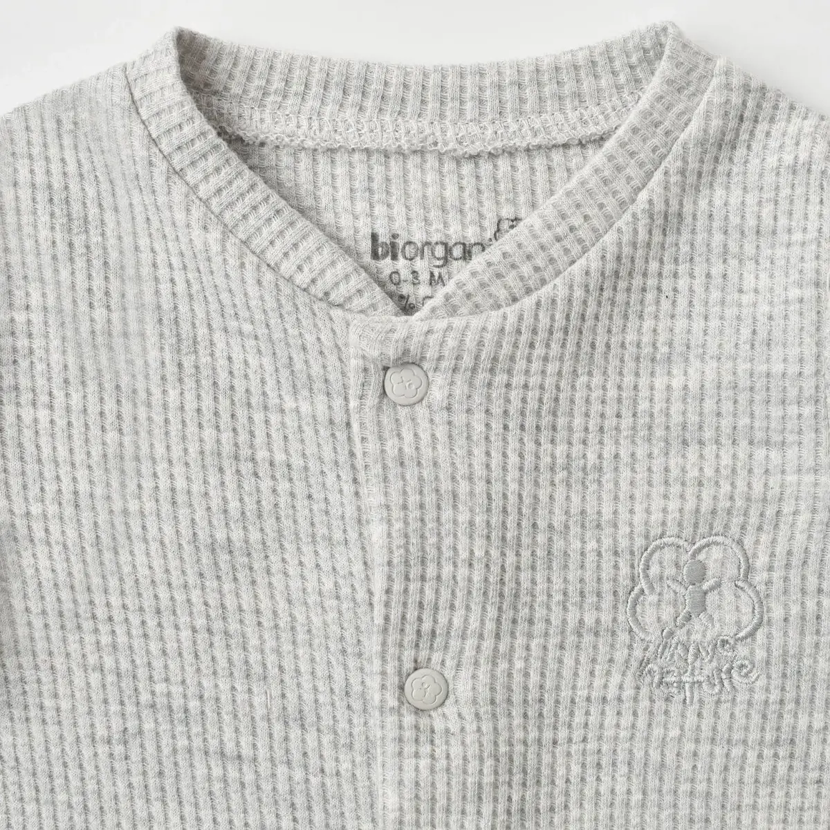 Bibaby Organik Tulum Nature In Waffle Gri Melanj