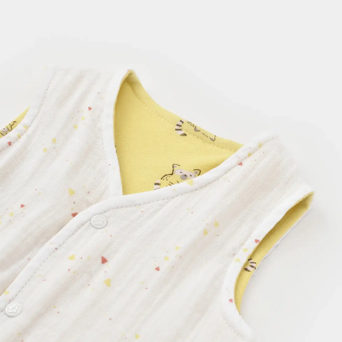 Bibaby Organik Yelek Baby Racoon Lemon Gross Vanilla Ice