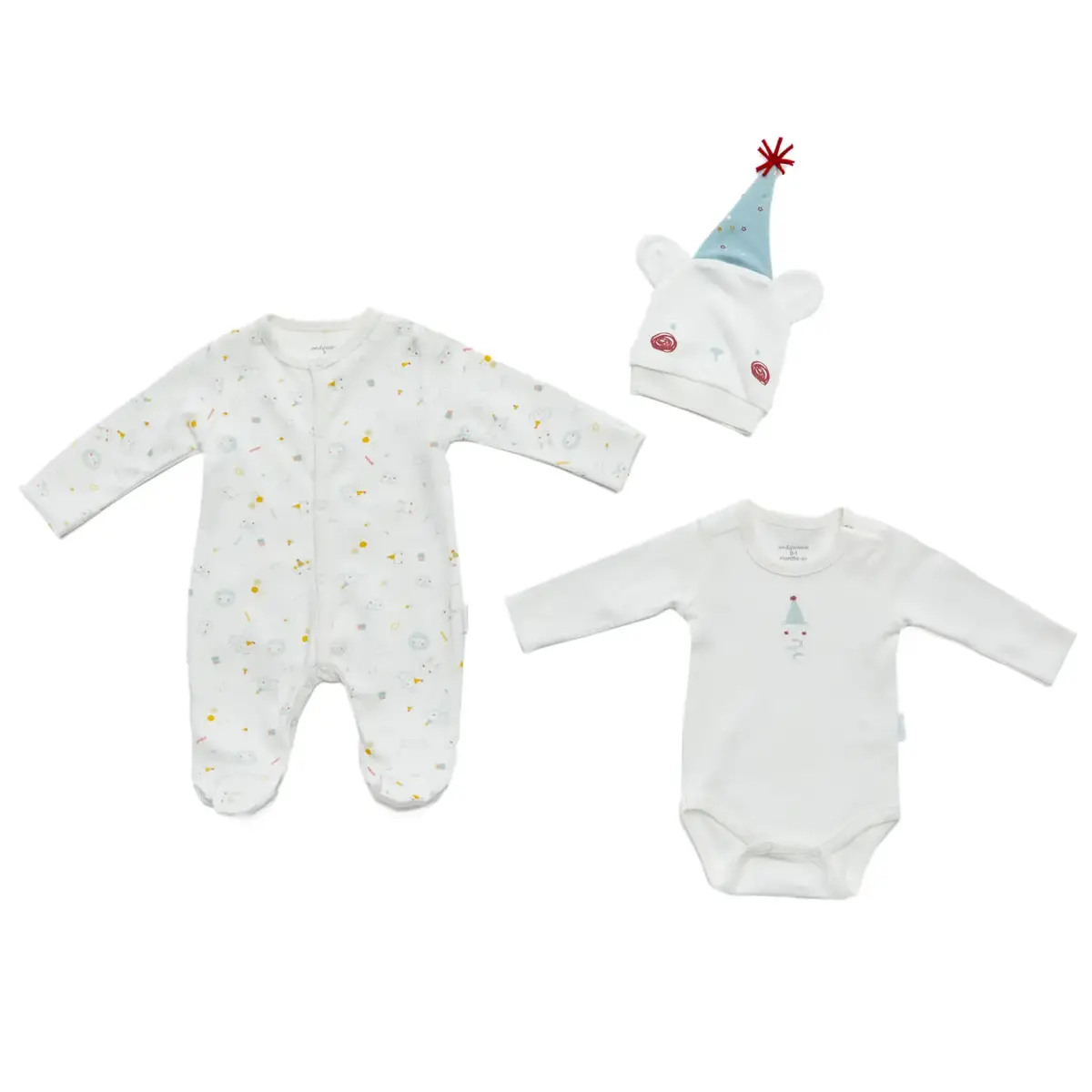 Andy Wawa 3lü Takım Happy Birthday To You Ekru