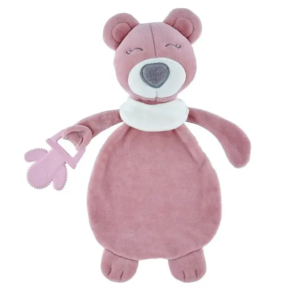 Babyjem Diş Kaşıyıcılı Uyku Arkadaşım Gül Kurusu