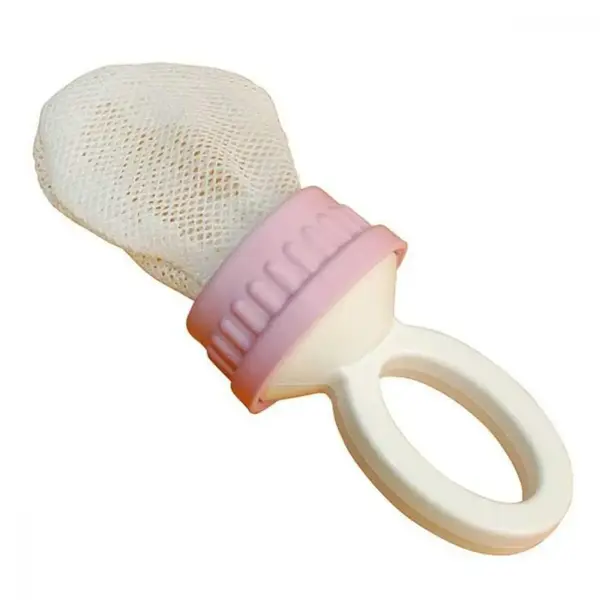 Mycey Feeder Güvenli Meyve ve Sebze Emziği Pembe