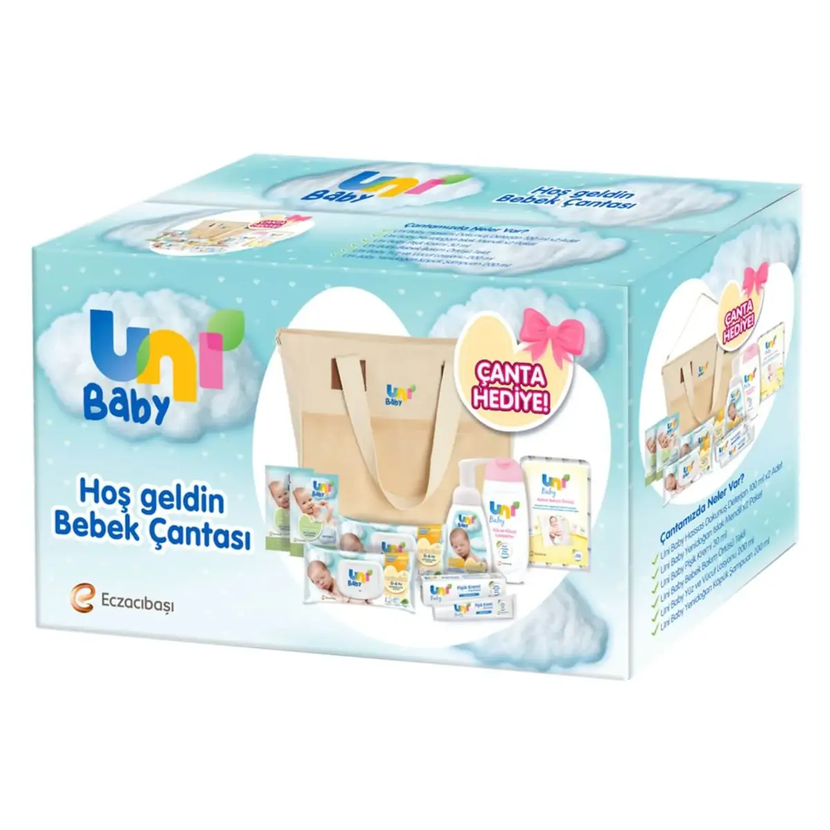 Uni Baby Yenidoğan Bebek Bakım Çanta Seti