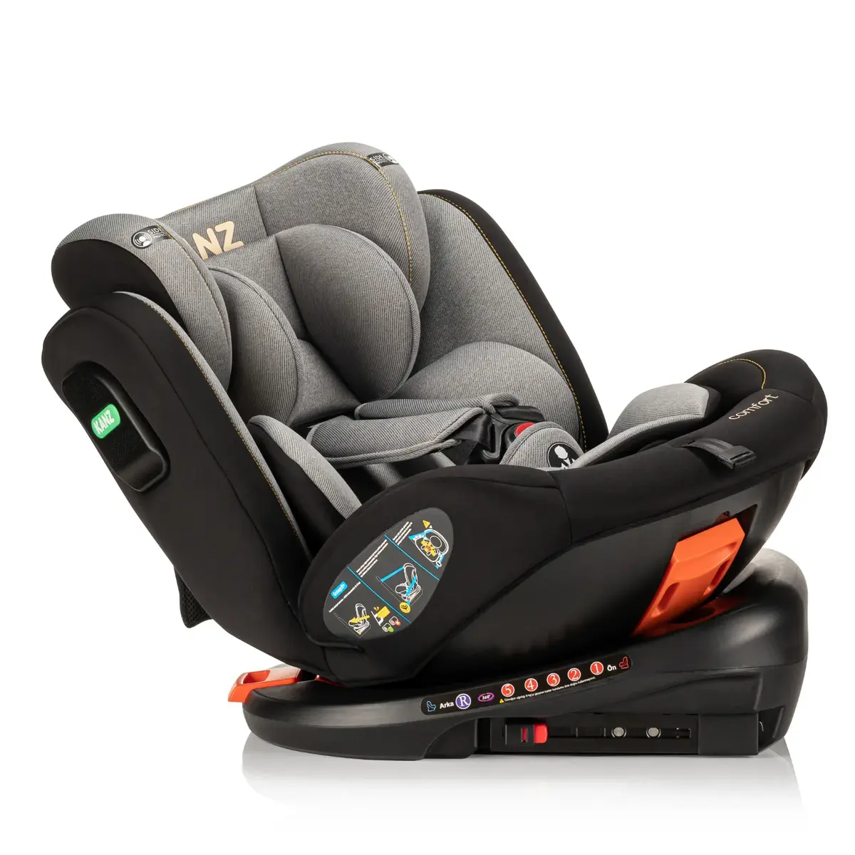 Kanz Comfort Oto Koltuğu 0-36 Kg Siyah