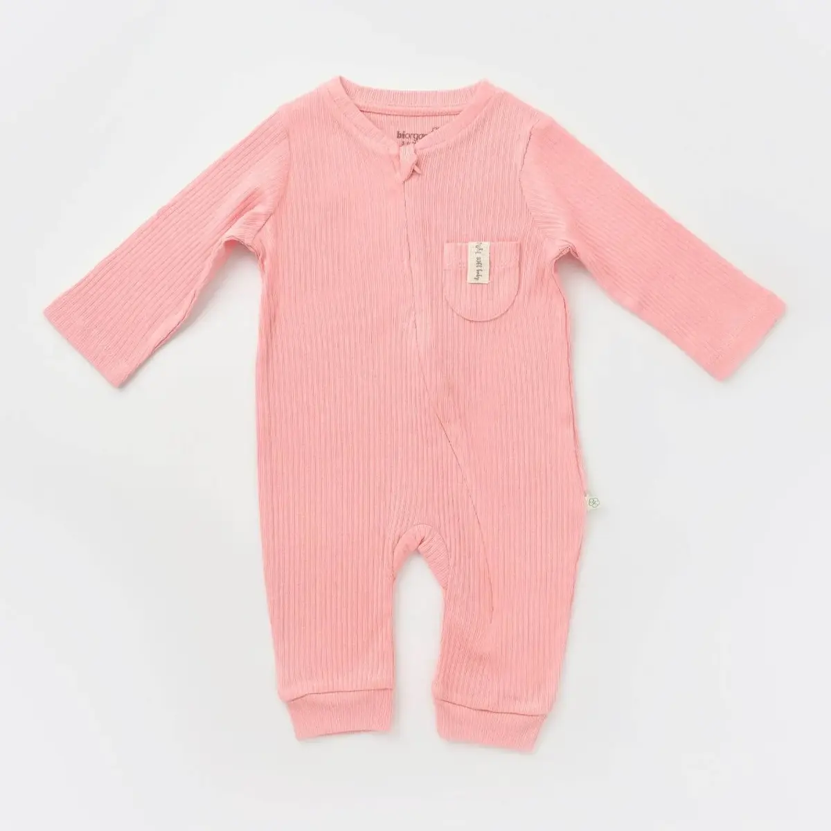 Bibaby Organik Tulum Patiksiz Soft Modal Pembe