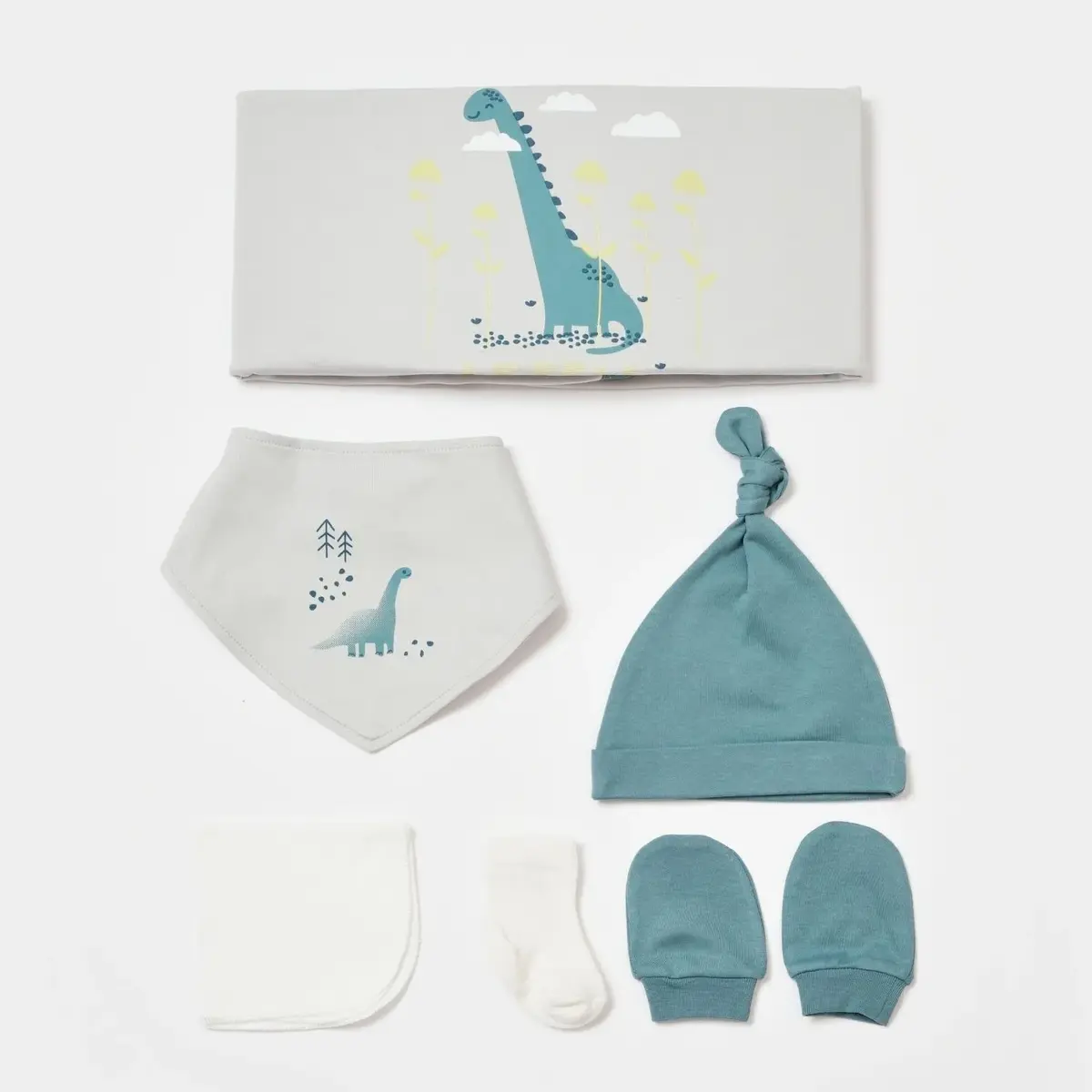 Bibaby Hastane Çıkışı 10lu My Little Dinosaur Gri - Petrol