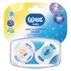 Wee Baby Gece ve Gündüz Silikon Emzik 2li 6+ Ay