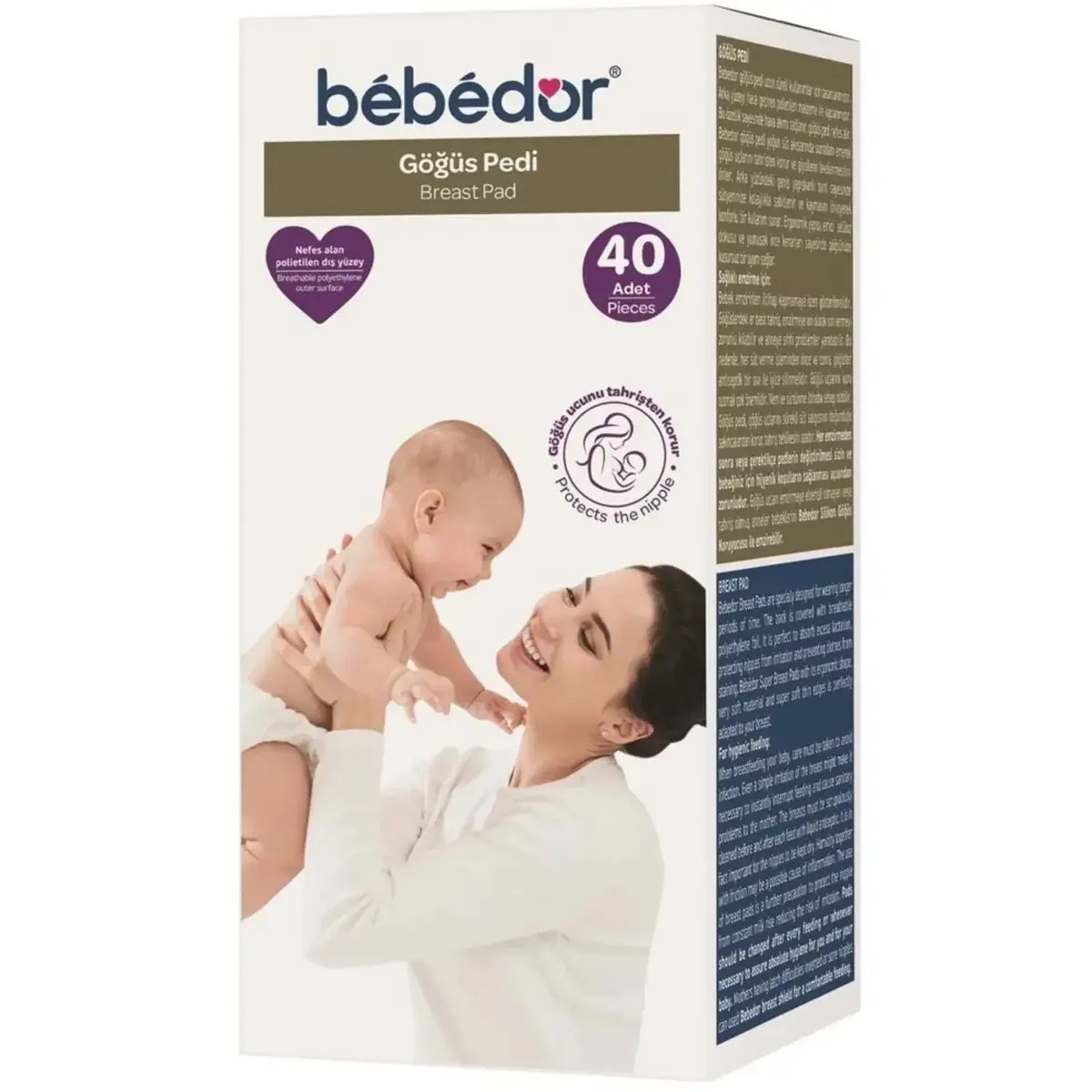 Bebedor Göğüs Pedi 40lı