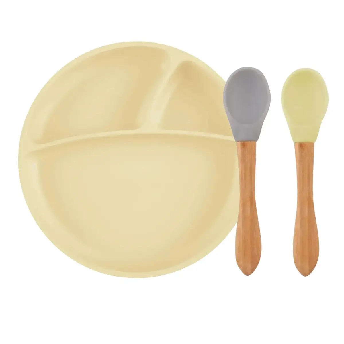 Oioi Tabak Kaşık Çatal Set Mellow Yellow
